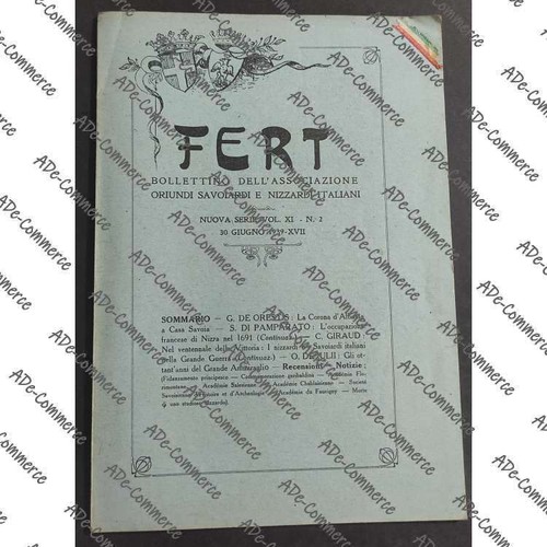 Fert bollettino associazione - -,