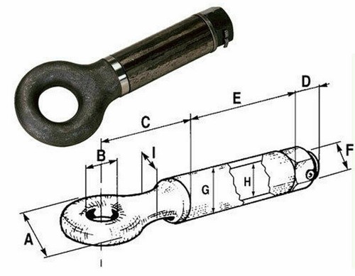 Occhione girevole gancio - occhione,