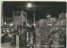  LECCE -ANFITEATRO ROMANO -INSEGNA GANCIA  1959 CARTOLINA 