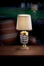 Classic Gold Crystal Abat Jour