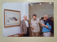 Il Pittore GIOVANNI CAPPELLI ad una Mostra - 1989