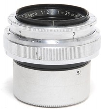Zeiss West Biogon 2.8/35mm accoppiato per telemetro modificato per Leica Screw Mou