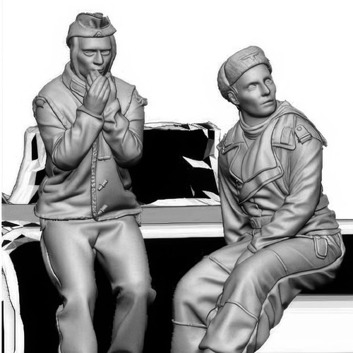 Figurina resina 35 carro - figurina,