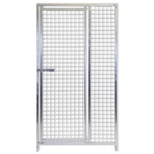 Pannello in Rete con Porta Maglia 5x5 Cm Zincato a Caldo da 100xh180 Cm