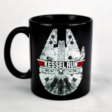 Star Wars Han Solo Kessel Corsa Logo Top Pistola Stile Film Episodio 9 Ix Chewy