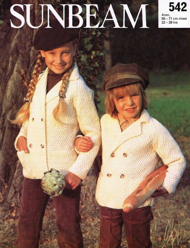 Child aran jacket - child, size
