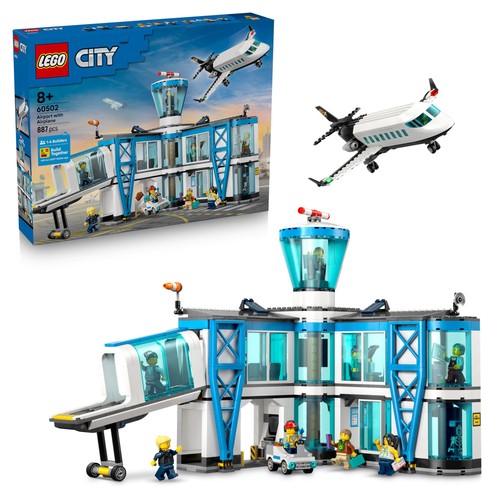Lego city aeroporto con aereo - aeroporto,