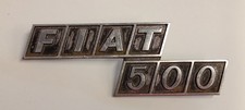 FIAT 500 SCRITTA EMBLEMA