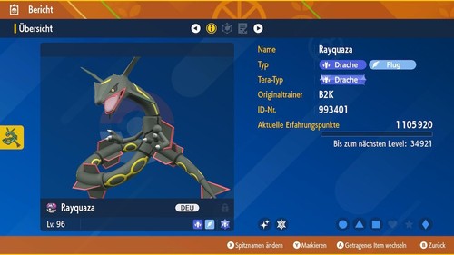 Shiny rayquaza - ✨, |