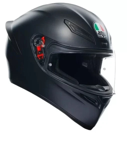 Casco integrale agv nero - casco, s