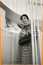 1960 ca ROMA Farah DIBA di PERSIA in pelliccia di ghepardo *Foto DANNEGGIATA