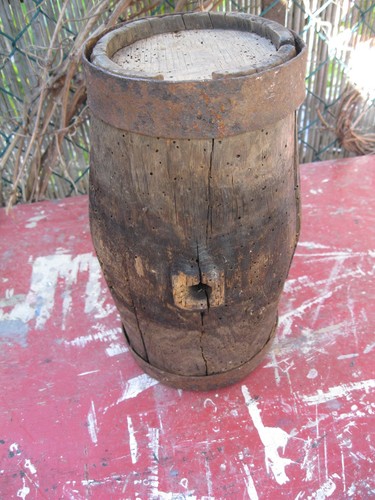 Piccola botte legno antica - botte,