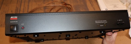 Adcom power amp gfa - power, di