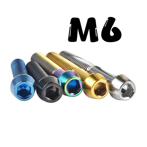 Vite titanio din912 conica - m6,