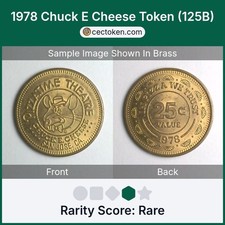 1978 Chuck E Cheese Token