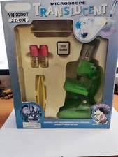 Microscopio Giocattolo Translucent VH-2200T 200X Nuovo ( Fondo di Magazzino)