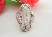 Anello 18 kgp 18 mm perle