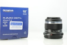 Olympus M.Zuiko Digital ED 45mm f1.8 in Good Condition With Box