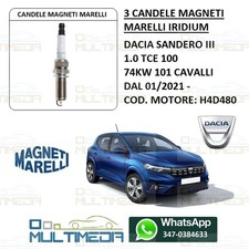3 CANDELE MAGNETI MARELLI