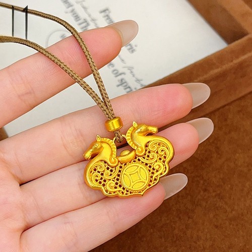 Collana con ciondolo - , doppio