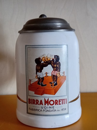 Boccale birra moretti - boccale,