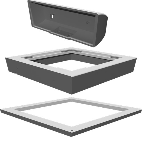 Involucro aspiratore fumi - aspiratore, per