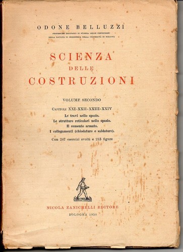Belluzzi scienza delle - o.;,