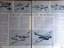 Articolo del 1942 Aeroplani Moderni Newton Pensiero Scientifico Ammoniaca