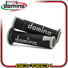 MANOPOLE DOMINO A450 MOTO SCOOTER STRADALI Nero Grigio ON ROAD RACING Forate