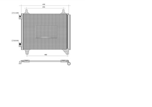 Radiatore aria condizionata - radiatore,