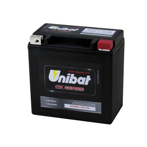 Batteria moto cx14l unibat - batteria,