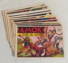 AMOK Collana AVVENTURA e MISTERO seconda serie 1/29 Ed. Cremona Nuova 1949 !!!