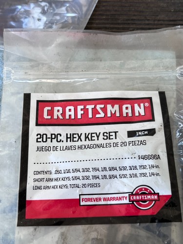 Craftsman set chiavi - craftsman, di