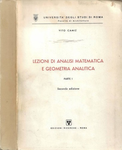 Lezioni analisi matematica - lezioni,