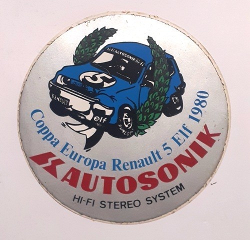 Vecchio adesivo rally - vecchio,