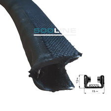 Canalino armato scorri vetro porte Fiat 500 epoca x 2 porte