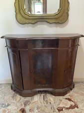 Servante bombata (madia) vintage in noce massello