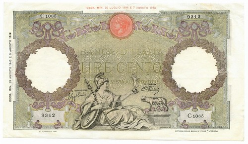 100 lire capranesi aquila - 100,