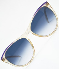 LOZZA REFF 1  viola beige farfalla oversized occhiali da sole vintage 80s?Donna