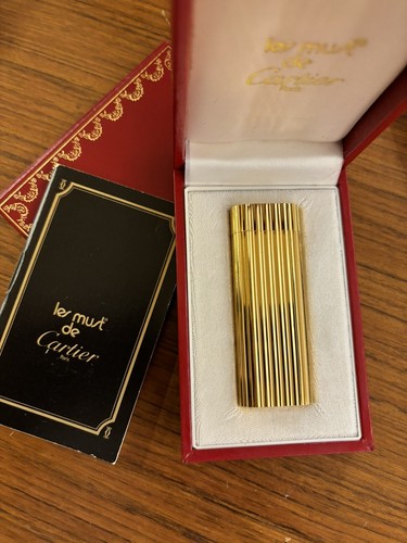 Accendino cartier placcato oro - accendino,