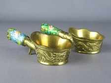 Contenitori bronzo orientali vasi Cina soprammobili artistici vintage XX Sec.