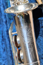 "THE NEW KING" silver KEILWERTH ALTO SAXOPHONE, 1956/ SAX SASSOFONO CONTRALTO