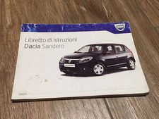 DACIA SANDERO 2008 LIBRETTO USO MANUTENZIONE MANUALE ISTRUZIONI ITALIANO ORIGIN.