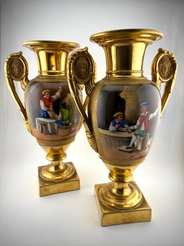 Coppia vasi porcellana - vasi,