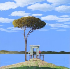 Alessandro Tofanelli Olio su tavola Cm 40 x 40