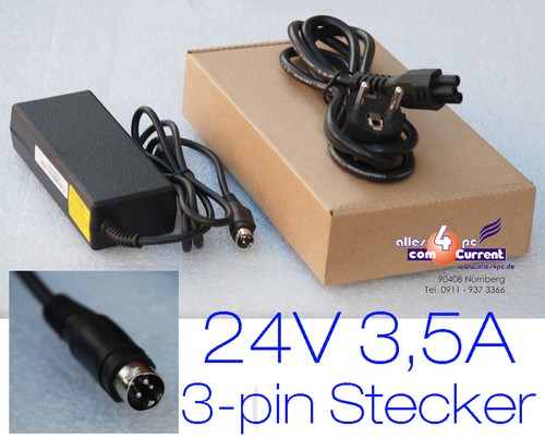24v alimentatore 3 pin - 3,5a, 3-pin