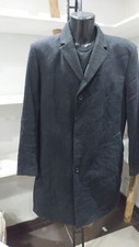 HUGO BOSS CAPPOTTO MISTO LANA usato Uomo Man Grigio Tg 54 PGC363PI