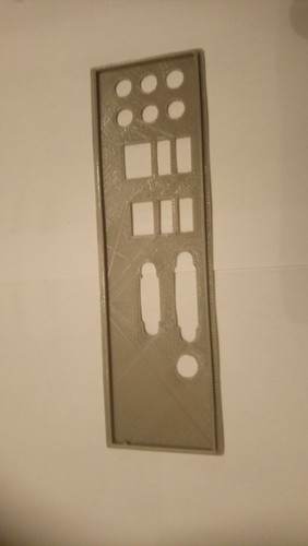 Shield plaque arriere en - i/o,