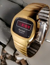 Bulova led gold vintage - bulova, 70