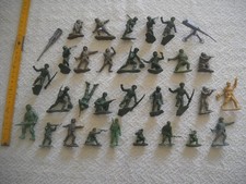 Lotto soldatini plastica 2^ guerra mondiale  - anni '60